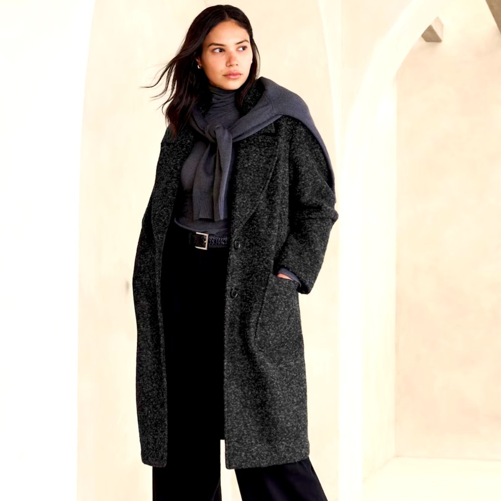 KNIT COCOON COAT - Knit Cocoon Coat
XS | Dark Charcoal